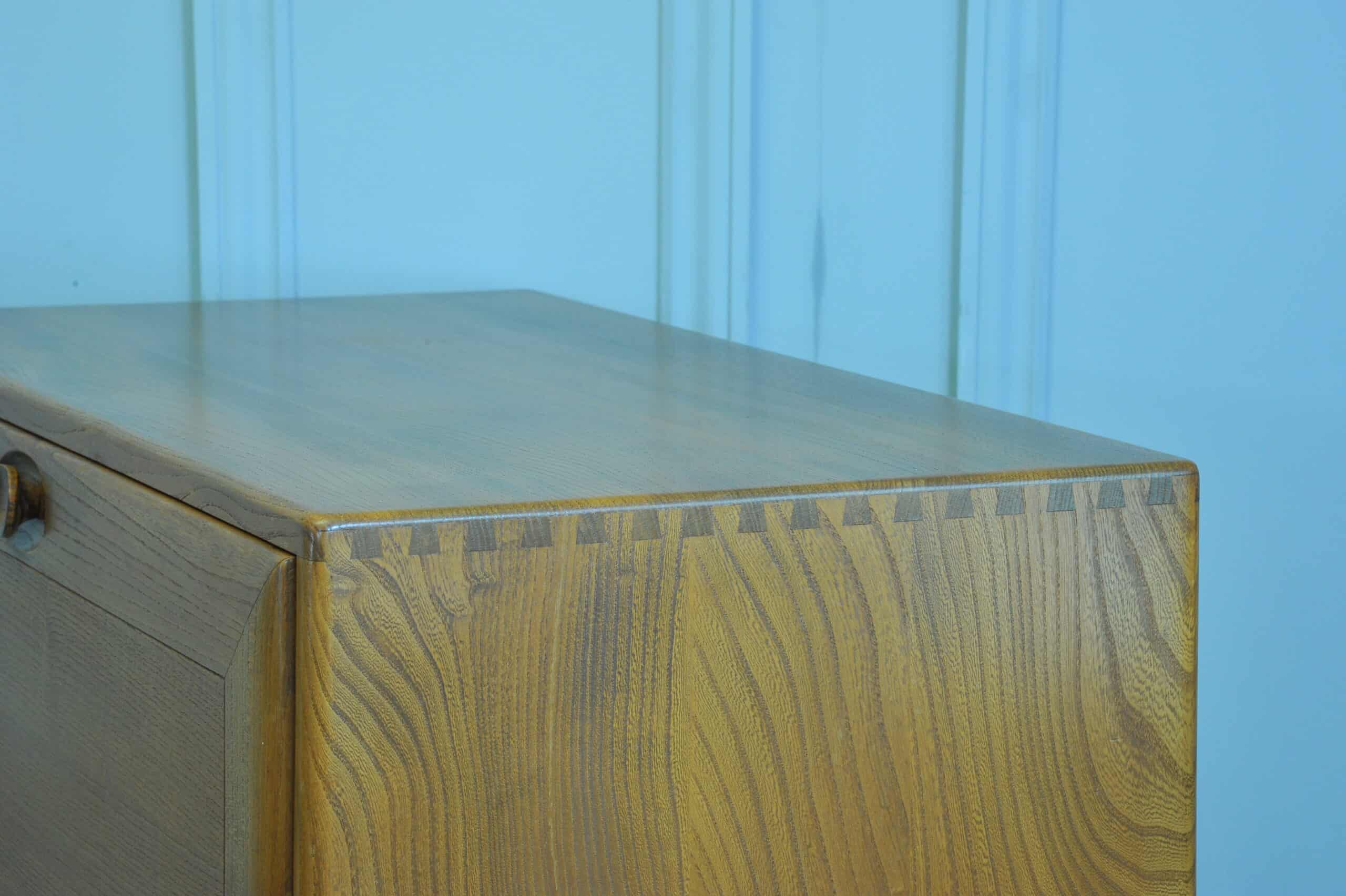 a vintage ercol drinks cocktail bureau cabinet