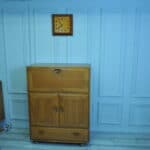 a vintage ercol drinks cocktail bureau cabinet