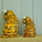 vintage ceramic tiger cubs