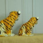 vintage ceramic tiger cubs