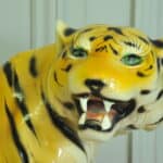 vintage ceramic tiger