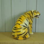 vintage ceramic tiger