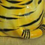 vintage ceramic tiger