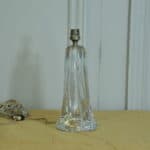 vintage daum crystal table lamp base