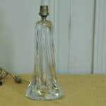 vintage daum crystal table lamp base