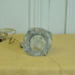 vintage daum crystal table lamp base