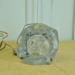 vintage daum crystal table lamp base