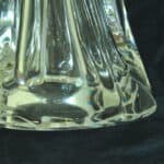 vintage daum crystal table lamp base