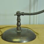 mid century iron and steel angle poise lamp