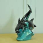 vintage poole pottery double dolphin