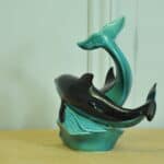 vintage poole pottery double dolphin