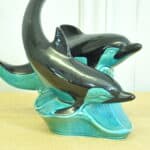 vintage poole pottery double dolphin