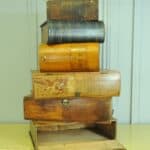 wonderful mix of antique vintage french faux livres (false books)