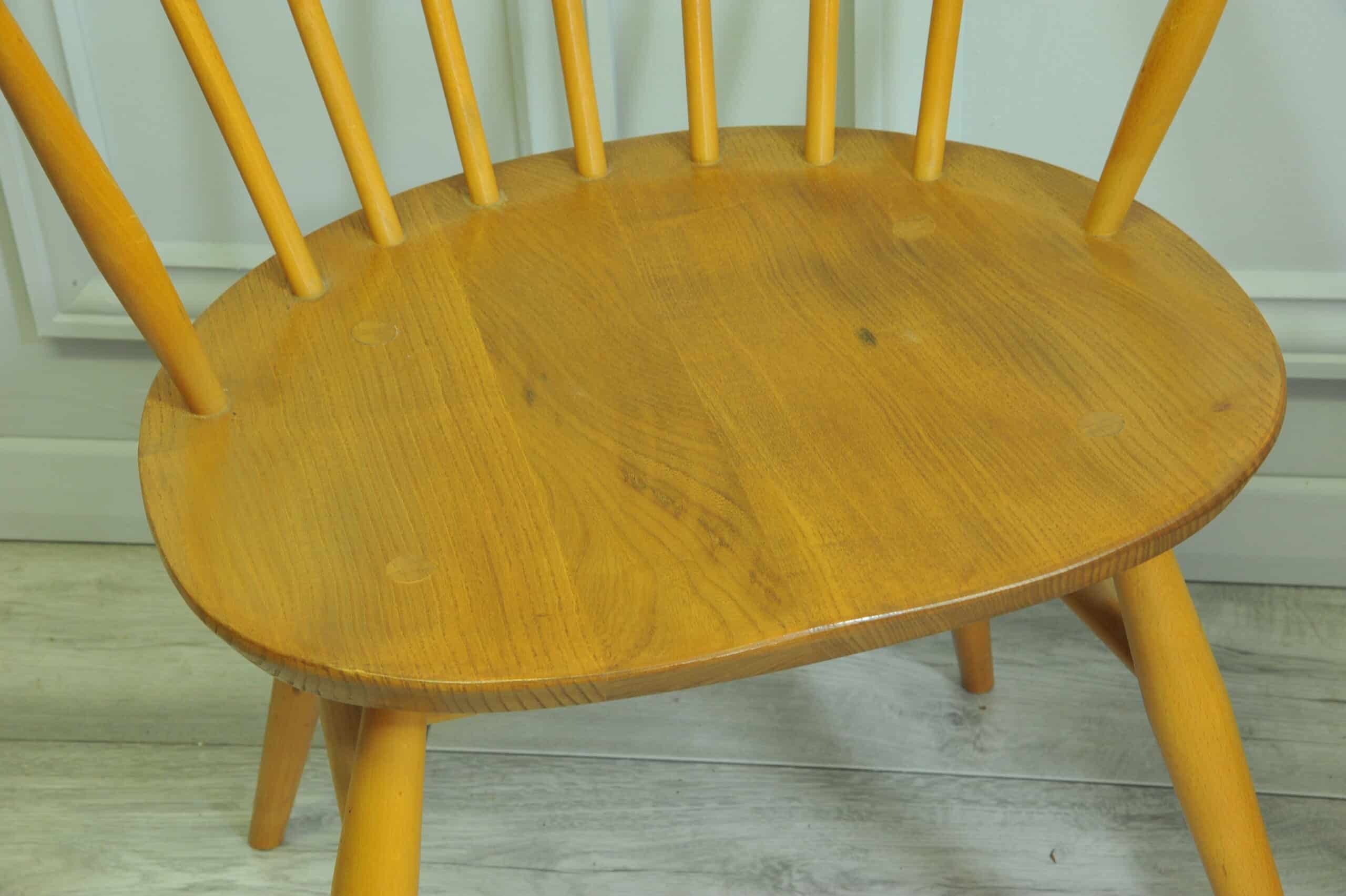 vintage ercol pair of model 449a windsor bowtop armchairs