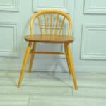 rare vintage ercol windsor dressing desk chair model 414