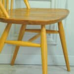 rare vintage ercol windsor dressing desk chair model 414