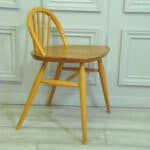 rare vintage ercol windsor dressing desk chair model 414