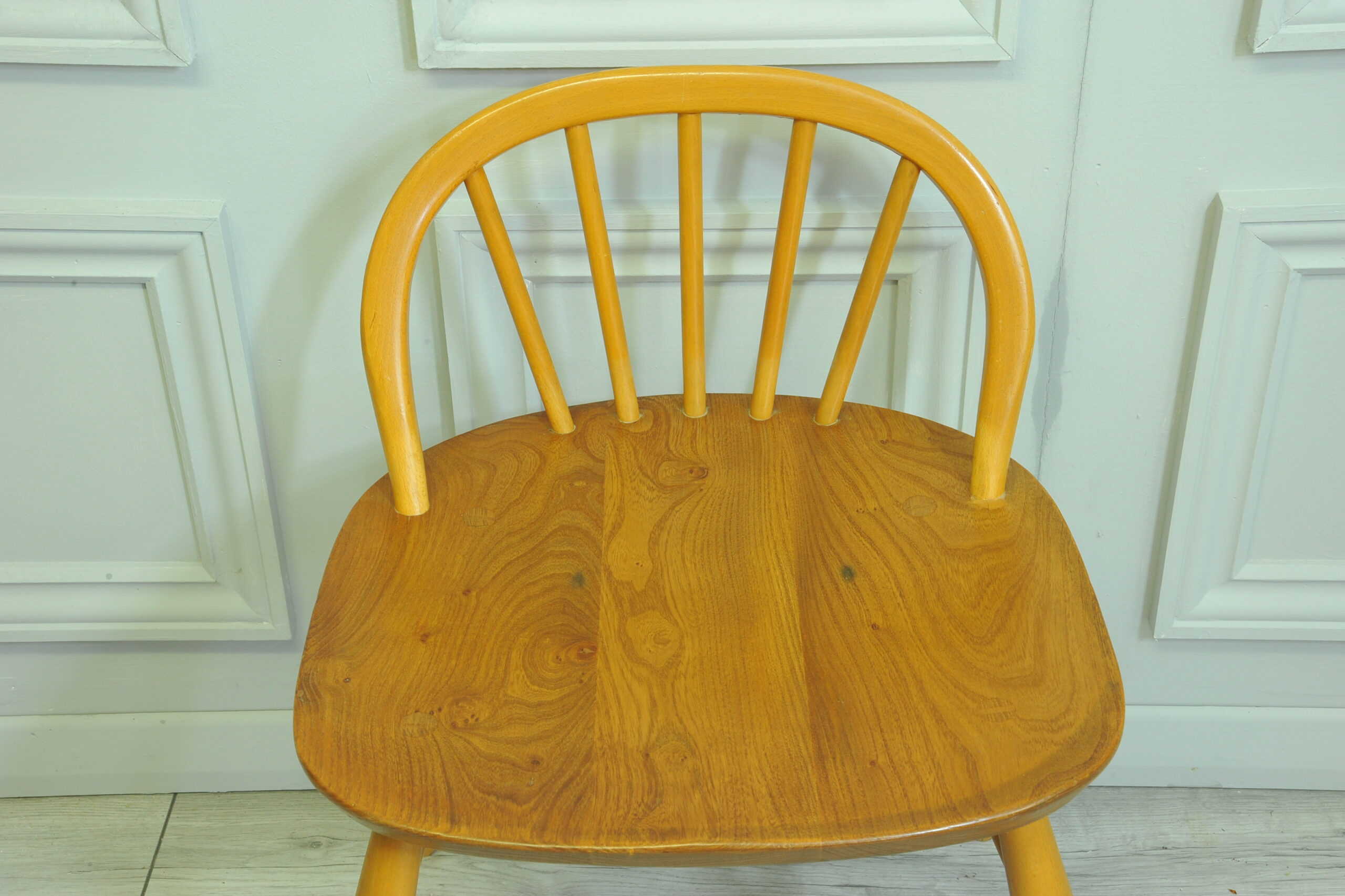 rare vintage ercol windsor dressing desk chair model 414