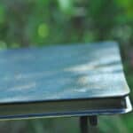 a vintage chinoiseries top metal folding table