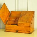 antique vintage stationary writing box cabinet