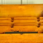 antique vintage stationary writing box cabinet