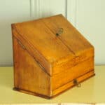 antique vintage stationary writing box cabinet