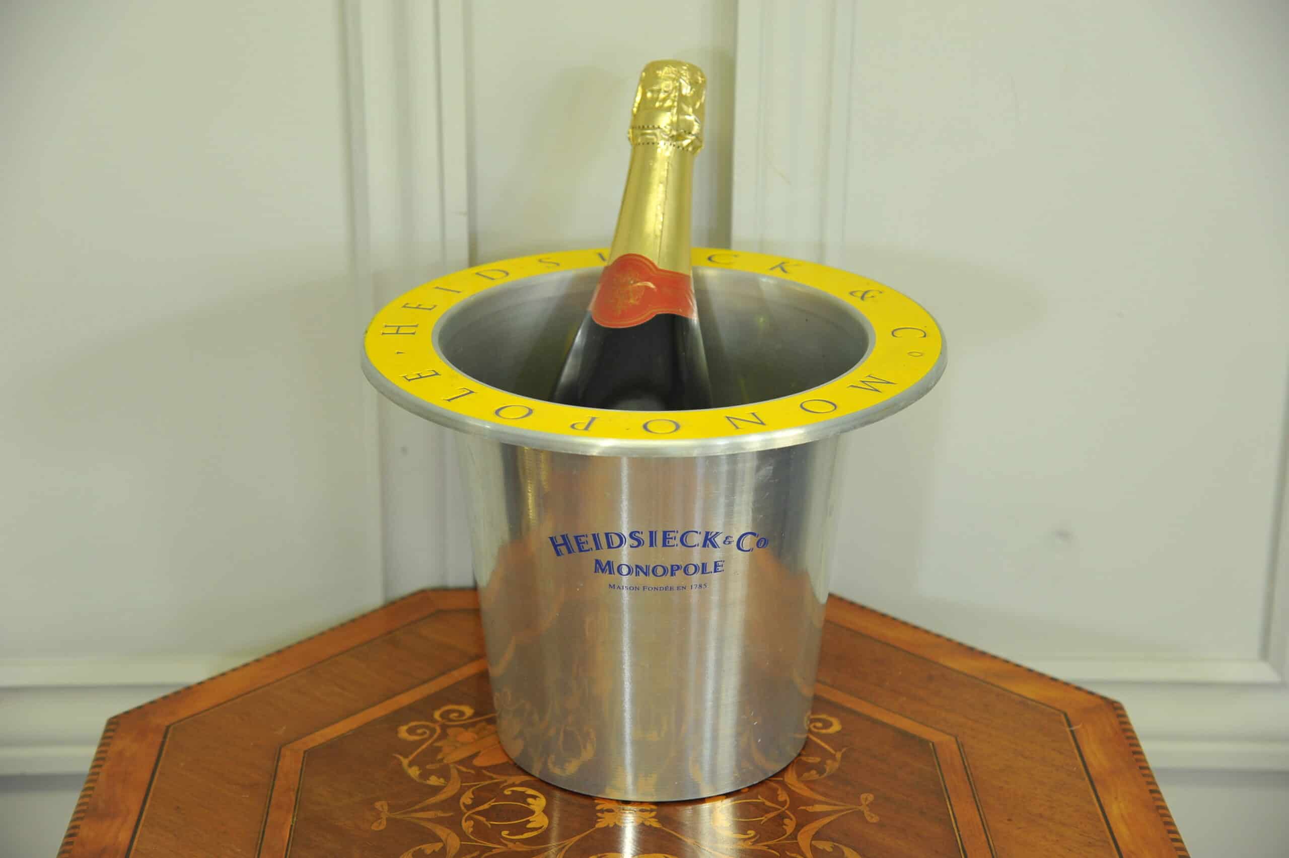 a good vintage piper heidsieck champagne ice bucket