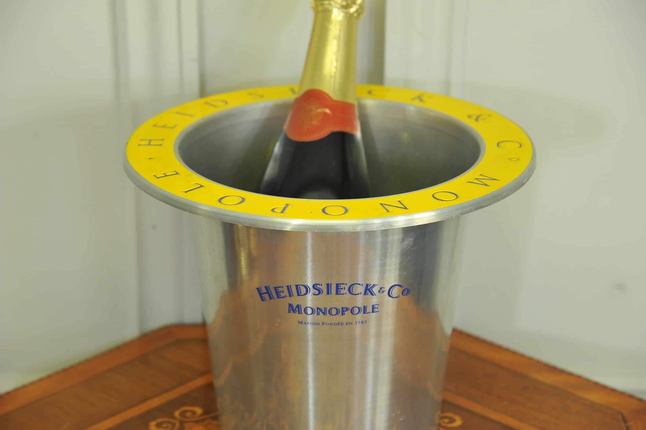a good vintage piper heidsieck champagne ice bucket