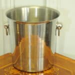 a superb vintage champagne ice bucket by vogalu