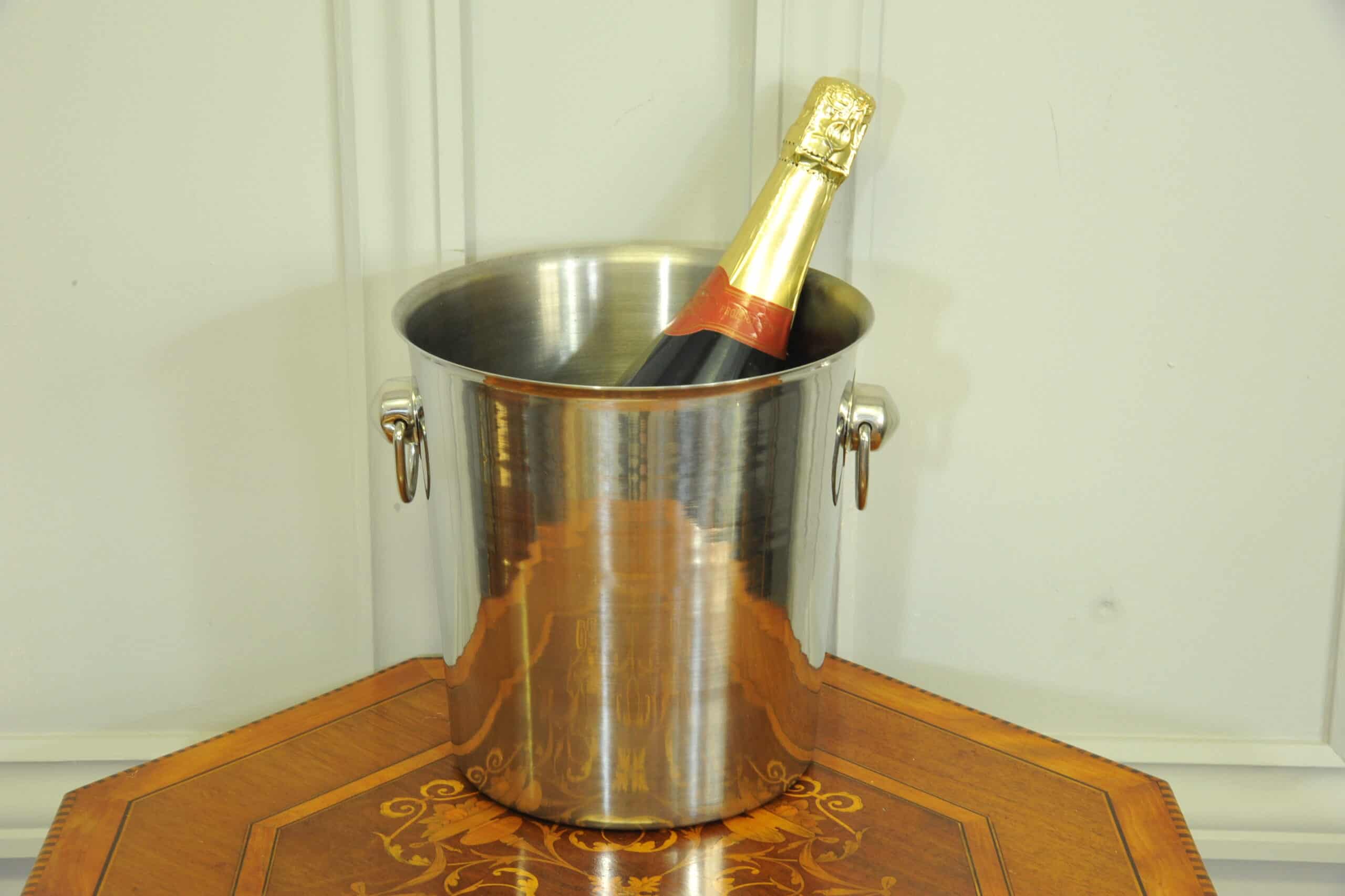 a superb vintage champagne ice bucket by vogalu