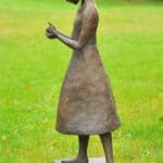 a stunning statue of a young girl