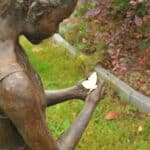 a stunning statue of a young girl