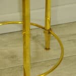 a wonderful pair of vintage maison jansen brass side tables