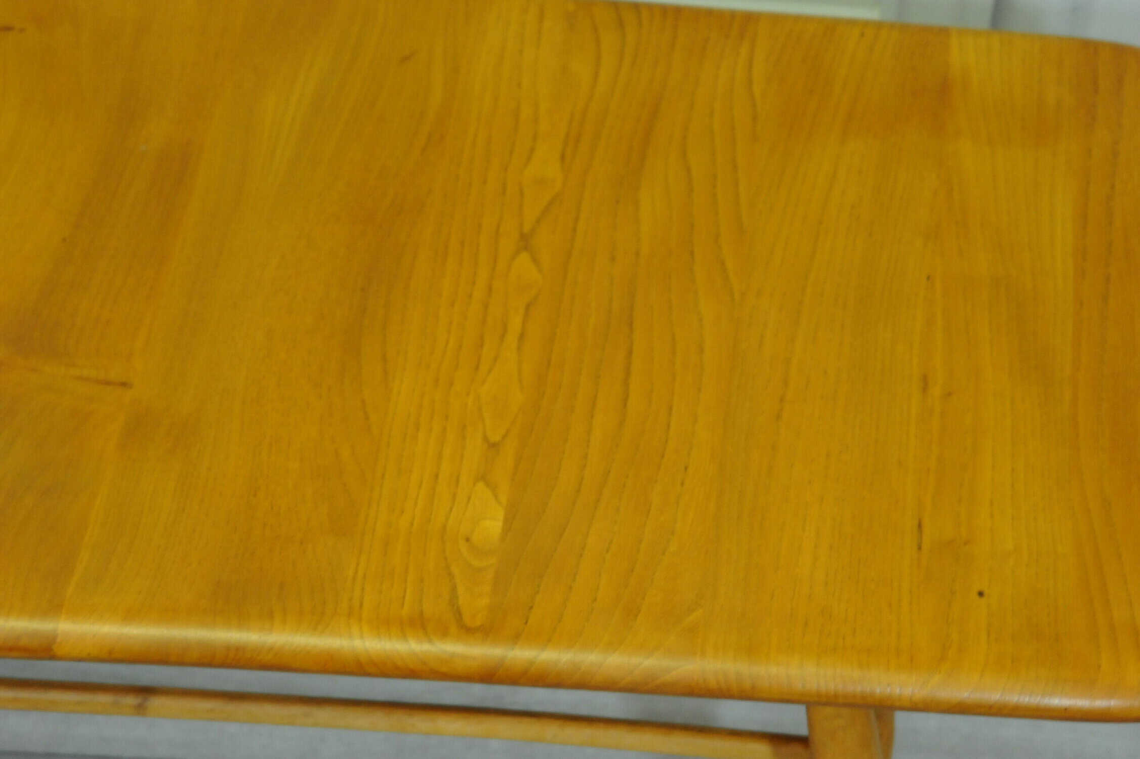a vintage ercol 398 long coffee table with under shelf