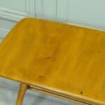 a vintage ercol 398 long coffee table with under shelf