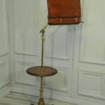 antique carters of london literary machine reading music brass and mahogany stand table