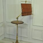 antique carters of london literary machine reading music brass and mahogany stand table