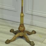antique carters of london literary machine reading music brass and mahogany stand table