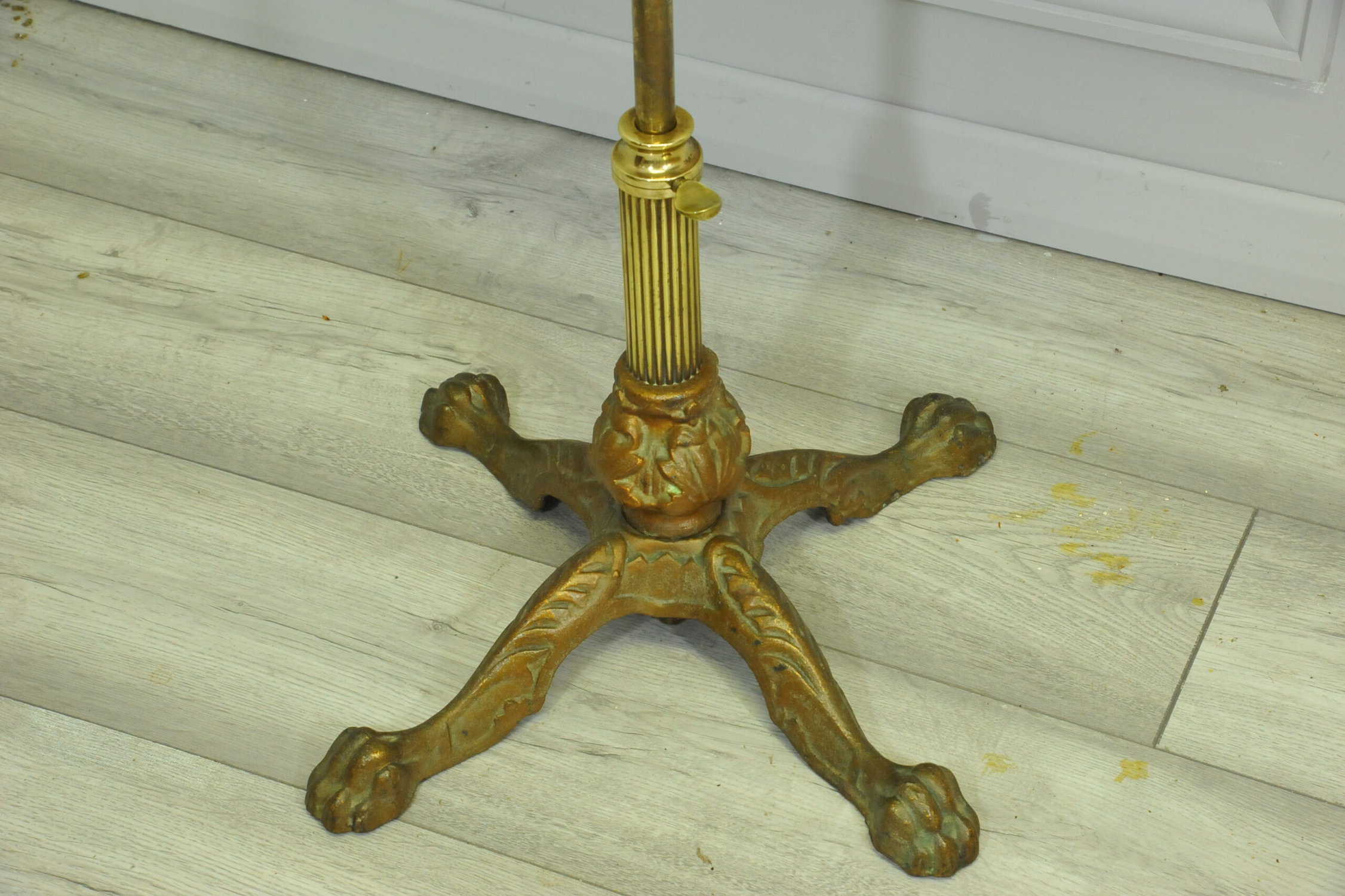 antique carters of london literary machine reading music brass and mahogany stand table