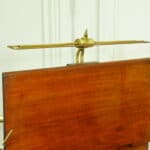 antique carters of london literary machine reading music brass and mahogany stand table