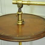 antique carters of london literary machine reading music brass and mahogany stand table