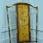 a vintage french faux bamboo folding conservatory chair