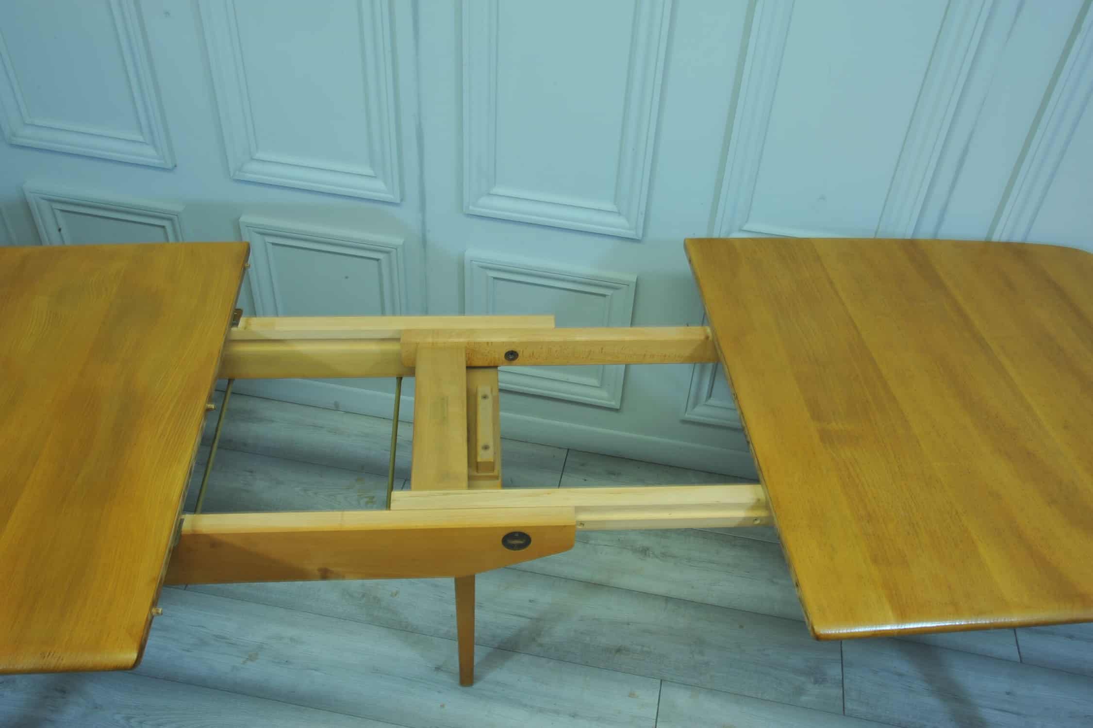 the vintage ercol blonde grand windsor 444 extending dining table