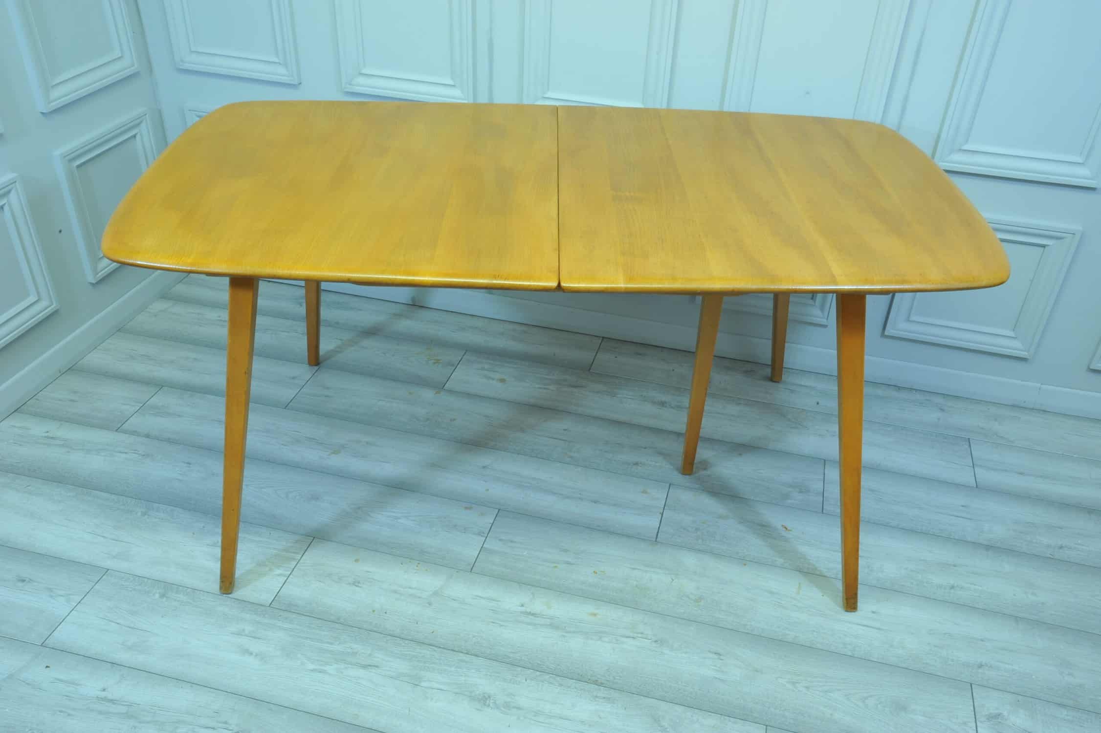 the vintage ercol blonde grand windsor 444 extending dining table