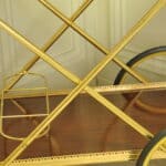 stunning vintage french two tier drinks cart