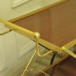 stunning vintage french two tier drinks cart