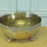 a stunning vintage silver plate wine cooler bowl