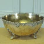 a stunning vintage silver plate wine cooler bowl