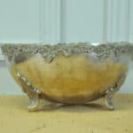 a stunning vintage silver plate wine cooler bowl