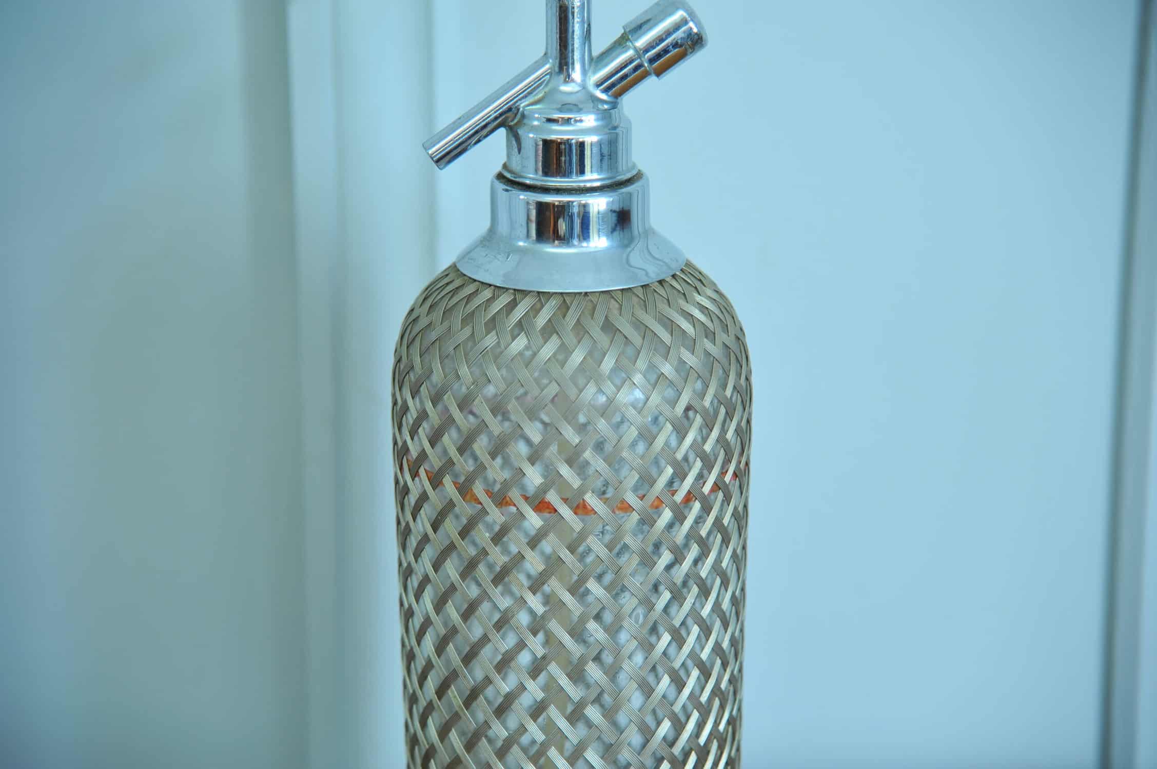 a superb vintage sparkletts soda syphon